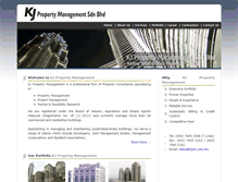 Tablet Screenshot of kjpropertymanagement.com